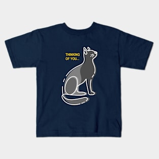 geometric cat Kids T-Shirt